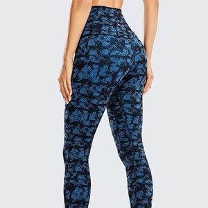 CRZ Yoga/Workout Leggings | Blue / Black (L)